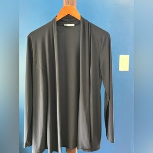 Carol Rose Open Front Black Jacket X or XL